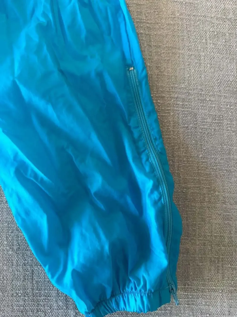Vintage Nike Nylon Track Pants Blue Size M